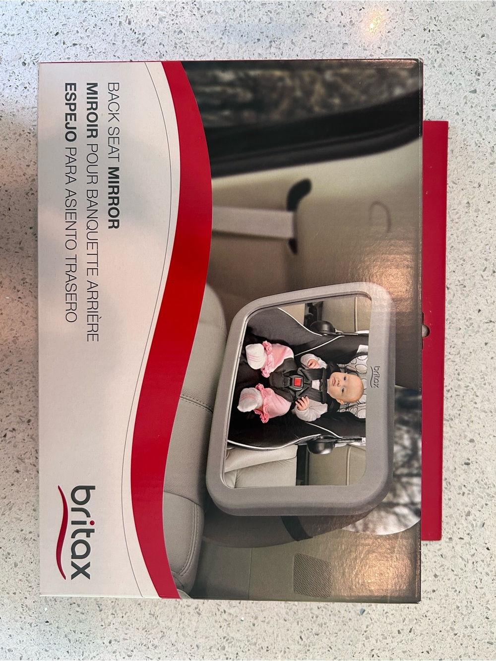 Britax Gray Back Seat Baby Mirror